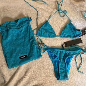 Triangl Sparkly Blue Bikini Set VINCA ☁️